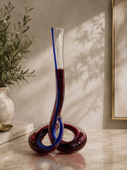 Infinity Loop Glass Decanter – Handcrafted Luxury Wine Decanter